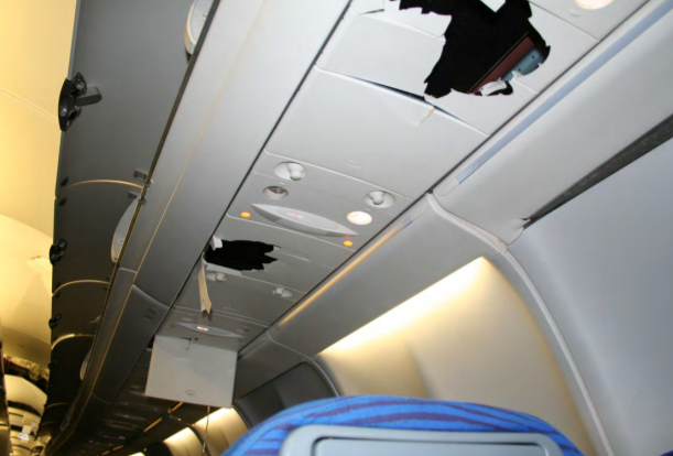 Qantas Flight 72 damage